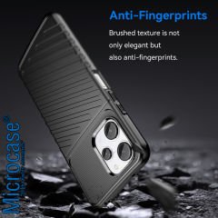 Microcase Xiaomi Redmi Note 12R 6.79 inch Thunder Serisi Darbeye Dayanıklı Silikon Kılıf - Siyah AL3421