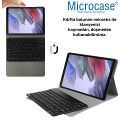Microcase Samsung Galaxy Tab A7 Lite 2021 8.7 inch T220 T225 Bluetooth Klavyeli Standlı Kılıf - BKK1