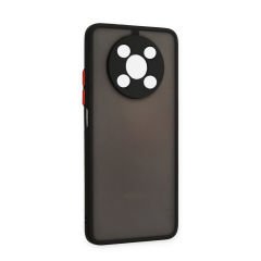 Microcase Huawei Nova Y90 London Serisi Darbeye Dayanıklı Kılıf - Buzlu Siyah