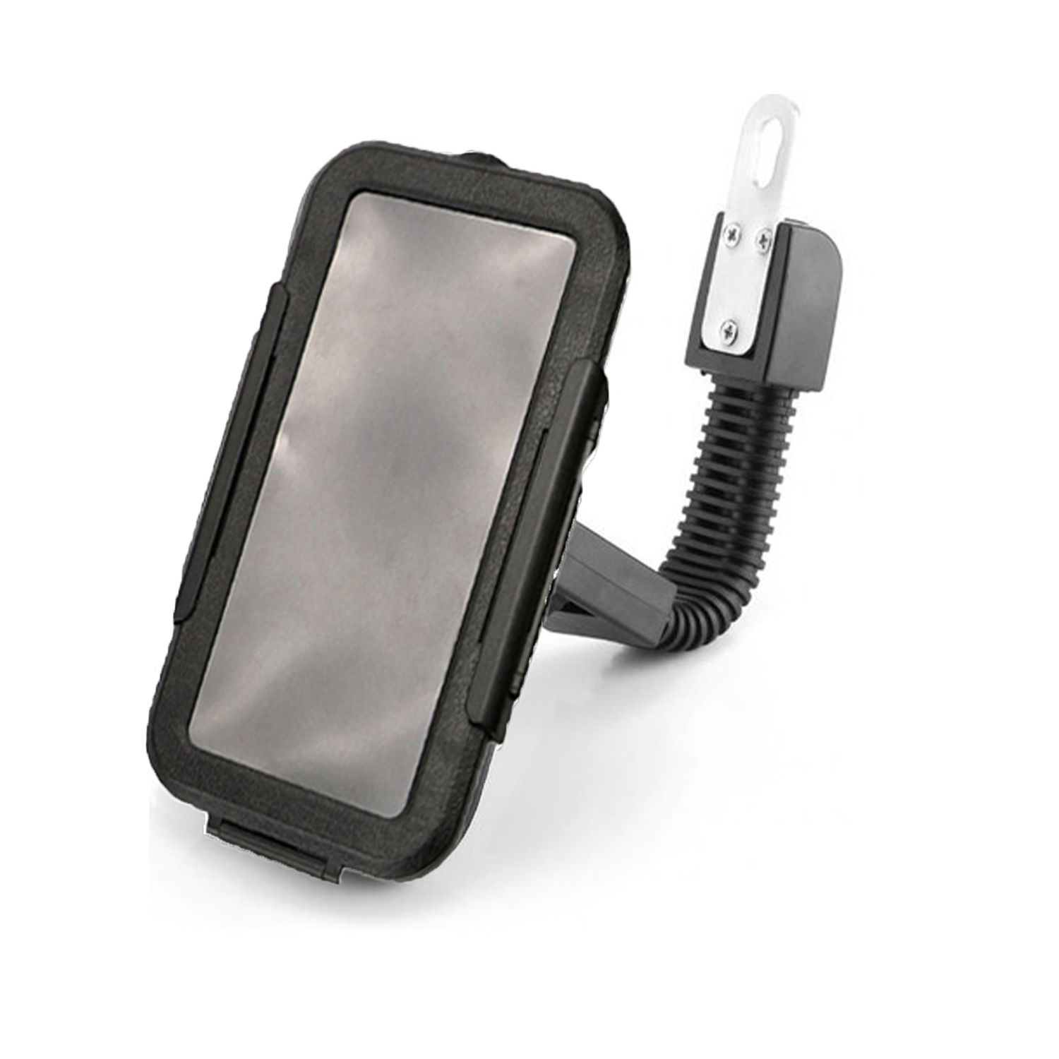Microcase Universal Su Geçirmez Bisiklet Motosiklet Telefon Tutucu Siyah - AL3588
