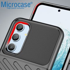 Microcase Samsung Galaxy A54 5G Thunder Serisi Darbeye Dayanıklı Silikon Kılıf - Siyah AL3421