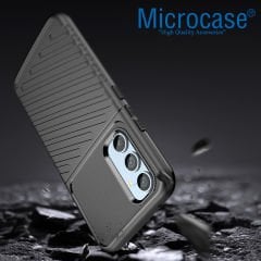 Microcase Samsung Galaxy A54 5G Thunder Serisi Darbeye Dayanıklı Silikon Kılıf - Siyah AL3421