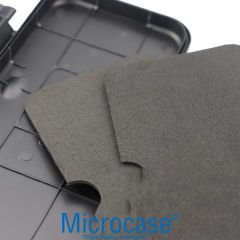 Microcase Universal Su Geçirmez Bisiklet Motosiklet Telefon Tutucu Siyah - AL3588