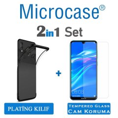 Huawei Y7 2019 - Y7 Prime 2019 Plating Silikon Kılıf + CAM (SEÇ)