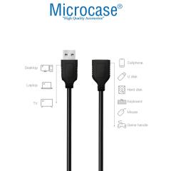 Microcase Hızlı USB 2.0 Uzatma Kablosu Dişi-Erkek Adaptör - 75 cm AL2855