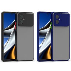 Microcase Xiaomi Poco M4 5G London Serisi Darbeye Dayanıklı Kılıf