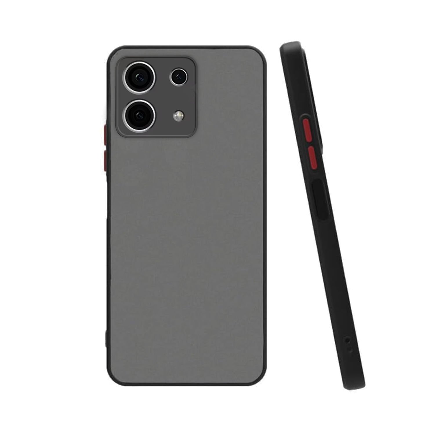 Microcase Xiaomi Redmi 13 4G London Serisi Darbeye Dayanıklı Kılıf - Siyah AL3415