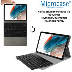Microcase Samsung Galaxy Tab A8 SM-X200 10.5 (2021) Bluetooth Klavyeli Standlı Kılıf - BKK1