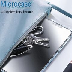 Microcase Xiaomi Redmi Note 14 5G  Tam Kaplayan Çerçeveli Mat Cam Koruma - AL3124