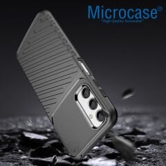 Microcase Samsung Galaxy A34 5G Thunder Serisi Darbeye Dayanıklı Silikon Kılıf - Siyah AL3421