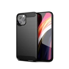 Microcase iPhone 13 Pro Max Brushed Silikon Kılıf - Siyah