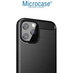 Microcase iPhone 13 Pro Max Brushed Silikon Kılıf - Siyah