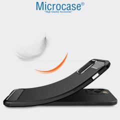 Microcase iPhone 13 Pro Max Brushed Silikon Kılıf - Siyah