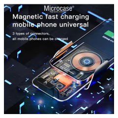 Microcase L9 Araç İçi 360 Dönerli Manyetik Sensörlü Wireless Kablosuz Şarj Özellikli Telefon Tutucu - AL4329
