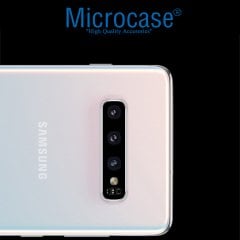 Microcase Samsung Galaxy S10 Kamera Lens Koruma Halkası - Açık Tasarım Siyah