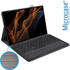 Microcase Samsung Galaxy S8 Ultra X900 14.6 inch Tablet Bluetooth Klavyeli Standlı Kılıf - BKK1