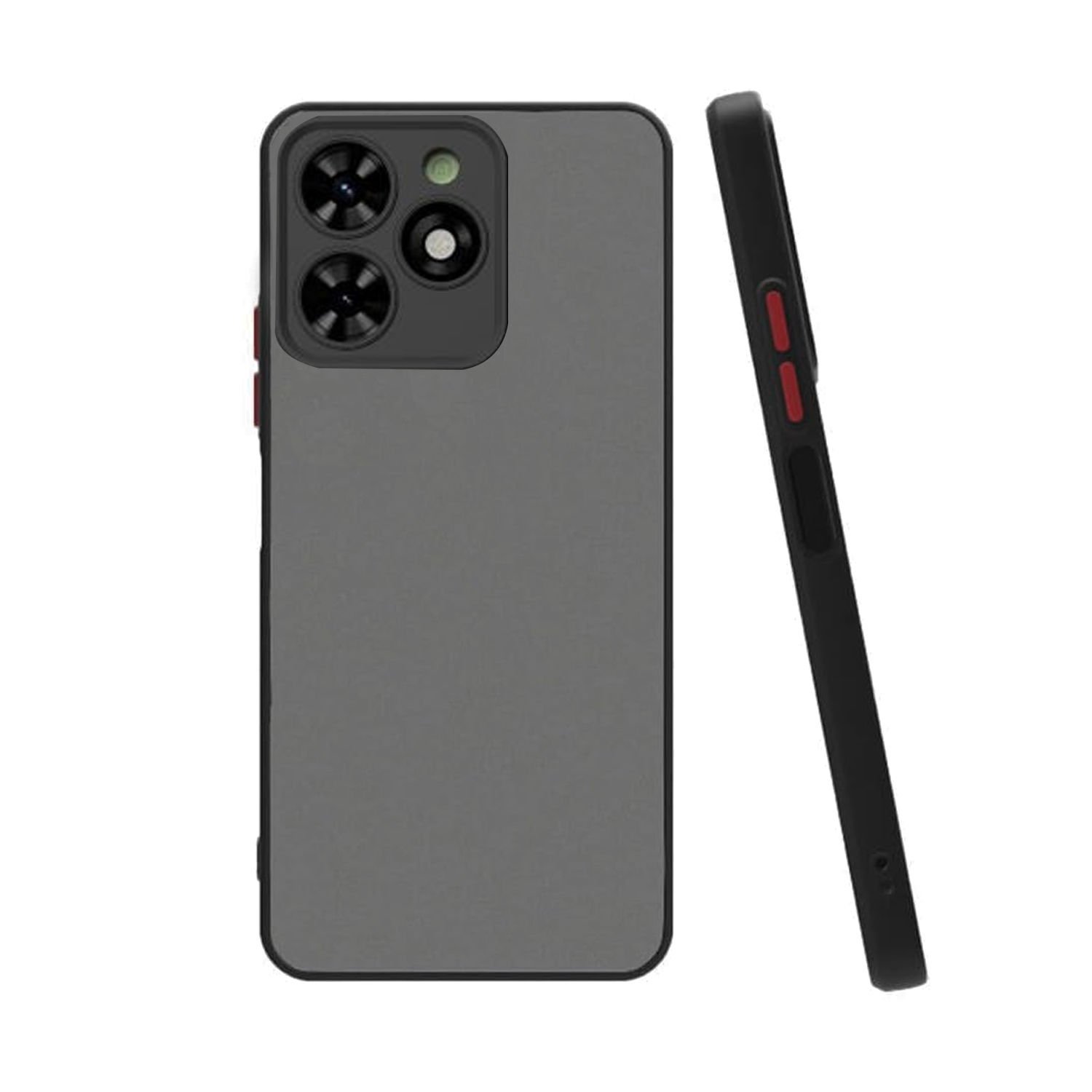 Microcase Tecno Spark Go 2024 London Serisi Darbeye Dayanıklı Kılıf - Siyah AL3415