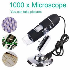 Microcase Type-c Micro Otgli 1000x Dijital Mikroskop USB HD Cmos 8 Led Digital Microscobe AL4076