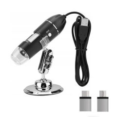 Microcase Type-c Micro Otgli 1000x Dijital Mikroskop USB HD Cmos 8 Led Digital Microscobe AL4076