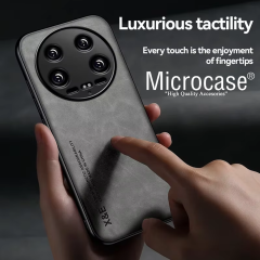 Microcase Xiaomi Mi 15 Ultra Deri Kaplama Kılıf AL4970