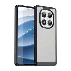Microcase Xiaomi Redmi Note 14 Pro Plus 5G Luna Serisi Köşe Korumalı Sert Rubber Kılıf - AL3422 Siyah