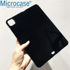 Microcase iPad Pro 12.9 2022 M2 Tablet TPU Silikon Kılıf - Siyah AL8103