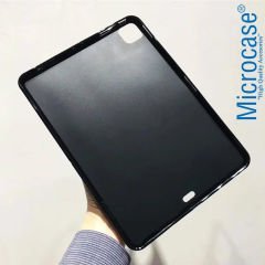 Microcase iPad Pro 12.9 2022 M2 Tablet TPU Silikon Kılıf - Siyah AL8103