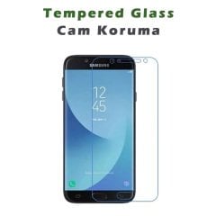 Samsung J2 Pro 2018 Tempered Glass Cam Ekran Koruyucu