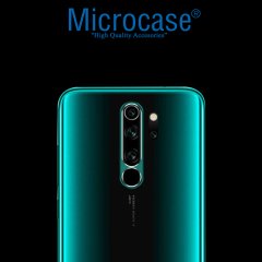 Microcase Xiaomi Redmi Note 8 Pro Kamera Lens Koruma Halkası - Açık Tasarım Yeşil