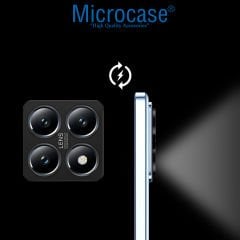 Microcase Xiaomi 14T  Uyumlu Kamera Lens Koruma Halkası - Kapalı Tasarım -Siyah AL3401