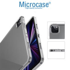 Microcase iPad Pro 12.9 2022 M2 Tablet TPU Silikon Kılıf - Şeffaf AL8103
