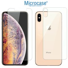 Microcase iPhone XS Max Full Ön Arka Kaplama TPU Soft Koruma Film
