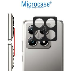 Microcase Xiaomi 14T Pro  Uyumlu Kamera Lens Koruma Halkası - Kapalı Tasarım -Siyah AL3401