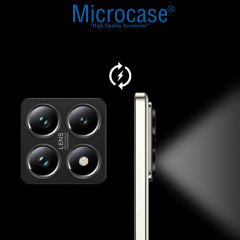 Microcase Xiaomi 14T Pro  Uyumlu Kamera Lens Koruma Halkası - Kapalı Tasarım -Siyah AL3401