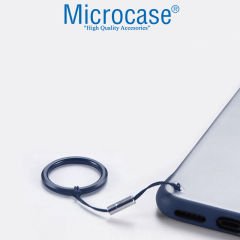 Microcase Oppo A91 - Oppo Reno3 Frameless Serisi Sert Rubber Kılıf - Mavi
