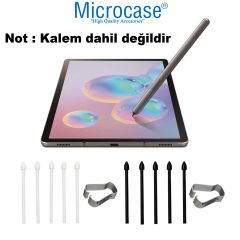 Microcase Galaxy S Pen Dokunmatik Kalem ile Uyumlu Yedek Uç 5 Adet SPen Tips + Takma Aparatı AL4464