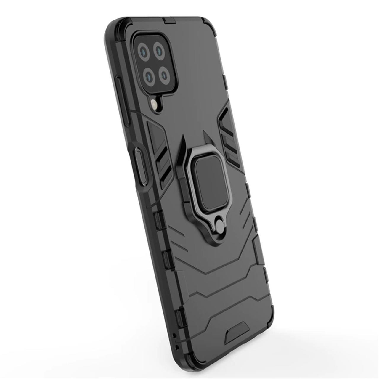 Microcase Samsung Galaxy A22 Batman Serisi Yüzüklü Armor Kılıf