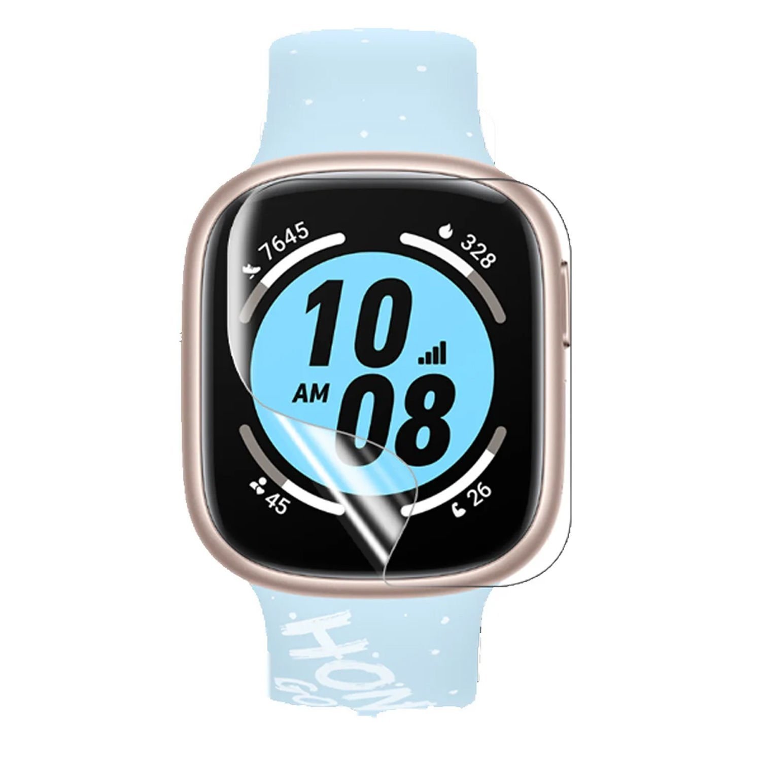 Microcase Honor Watch 4 Için Tpu Ekran Koruma Filmi - Şeffaf Al3384