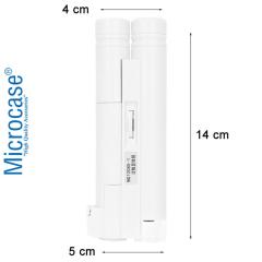 Microcase Mini El ve Cep Mikroskop Skalasız Işıklı 100X - AL2735