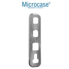 Microcase Samsung Galaxy S10 Plus Kamera Lens Koruma Halkası - Kapalı Tasarım Gümüş