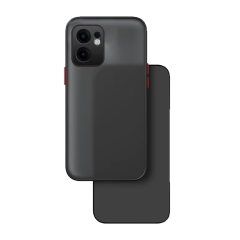Microcase Oppo Reno 13F 5G London Serisi Darbeye Dayanıklı Kılıf - Siyah AL3415