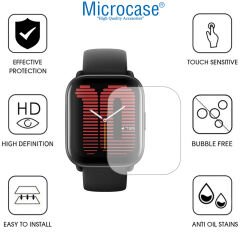 Microcase Amazfit Active Için Tpu Ekran Koruma Filmi - Şeffaf Al3384