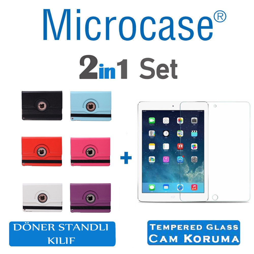 iPad Mini 5.Nesil 2019 Döner Standlı Kılıf + CAM (SEÇ)