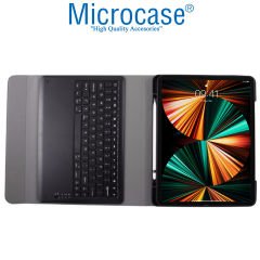 Microcase iPad Pro 12.9 2022 M2 Bluetooth Klavyeli Standlı Kılıf - BKK1