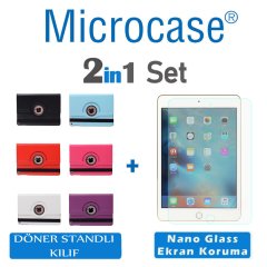 iPad Mini 5.Nesil 2019 Döner Standlı Kılıf + NANO (SEÇ)