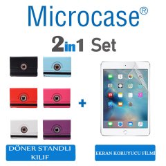 iPad Mini 5.Nesil 2019 Döner Standlı Kılıf + FİLM (SEÇ)