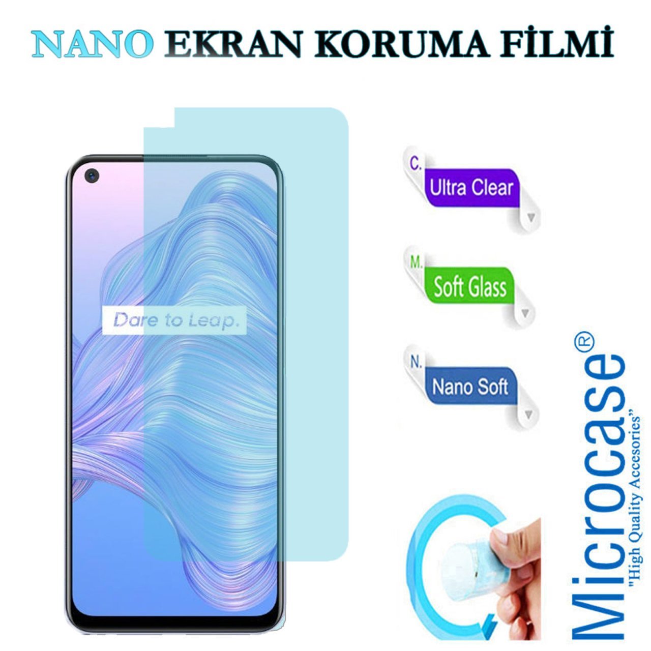 Realme 7 Nano Esnek Ekran Koruma Filmi