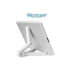 Microcase Lenovo Tab P12 TB370FU 12.7 Tablet için Touchpad Bluetooth Klavye (TR Sticker) + Bluetooth Mouse + Tablet Standı - AL2766