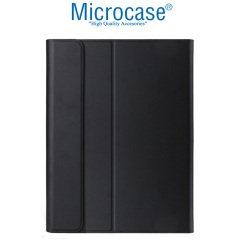 Microcase iPad 10.9 2022 (10.Nesil) ile Uyumlu Sleeve Serisi Mıknatıs Kapak Standlı Kılıf - Siyah AL3319