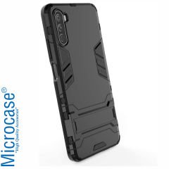 Microcase Huawei Mate 40 Lite Alfa Armor Standlı Perfect Koruma Kılıf Siyah
